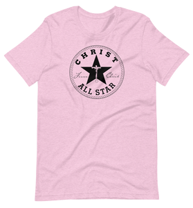 Christ All-Star Retro Black print Artsy Tshirt