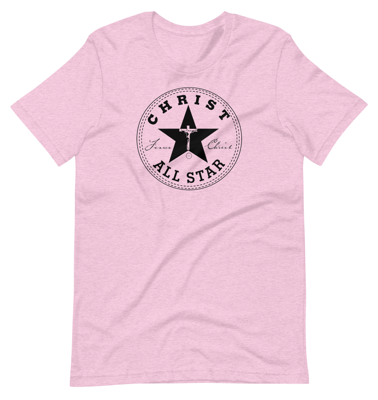 Christ All-Star Retro Black print Artsy Tshirt